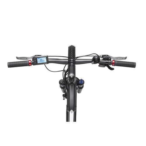 Thumbnail - TELEFUNKEN E-Bike All-Terrain »M927«, max. 25 km/h, 9 Gänge, anthrazit/rot - grau | rot