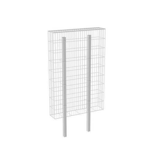 Wilk Gabionenzaun, BxTxH: 120 x 25 x 180... Wilk Gabionenzaun, BxTxH: 120 x 25 x 180...