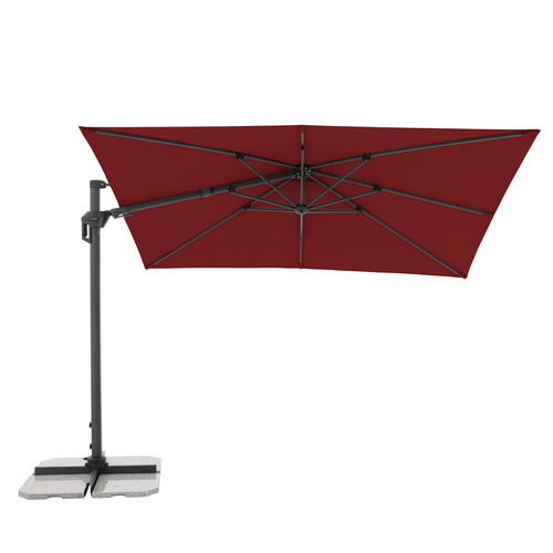 Thumbnail - DOPPLER Pendelschirm »ACTIVE GREEN EDITION«, BxL: 210 x 310 cm, bordeauxrot