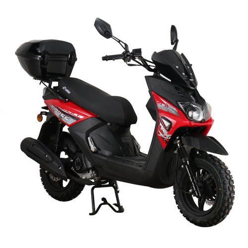 Thumbnail - GT UNION Motorroller »Cross 2.0«, 25 km/h, rot, inkl. Topcase