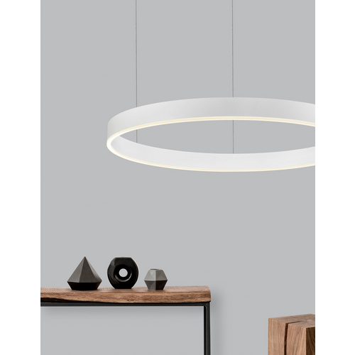 Thumbnail - NOVA LUCE Pendelleuchte »Motif «, LED, 50 W, Höhe: 200 cm, weiß - weiss