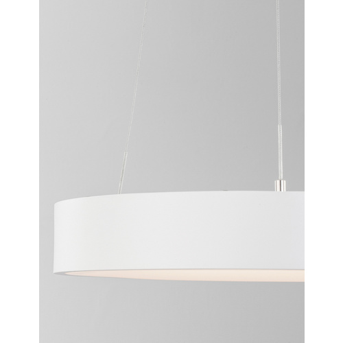 Thumbnail - NOVA LUCE Pendelleuchte »Rando Thin «, LED, 30 W, Höhe: 120 cm, weiß - weiss