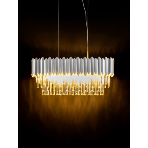 Thumbnail - NOVA LUCE Pendelleuchte »Magnolia «, LED, 5 W, Höhe: 120 cm, chromfarben - schwarz