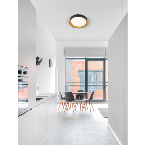 Thumbnail - NOVA LUCE Deckenleuchte »Stake «, LED, 30 W, Höhe: 8 cm, schwarz