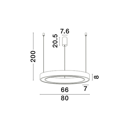 Thumbnail - NOVA LUCE Pendelleuchte »Morbido «, LED, 59 W, Höhe: 200 cm, goldfarben