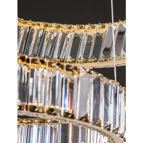 Thumbnail - NOVA LUCE Pendelleuchte »Aurelia «, LED, 46 W, Höhe: 150 cm, goldfarben