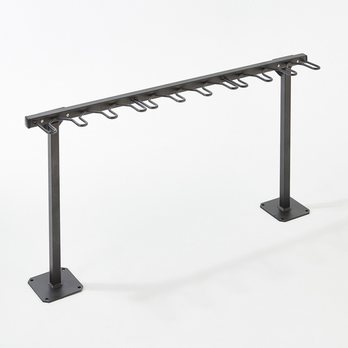 Tretrollerständer, für 9 Roller - schwarz