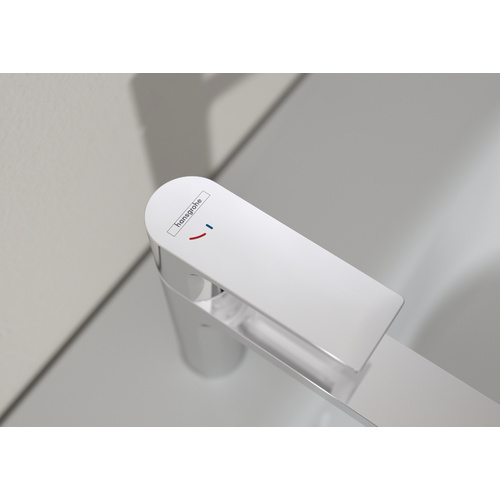 Thumbnail - HANSGROHE Waschtisch-Einhebelmischer »Rebris E«, 3/8", wassersparend, chrome, inkl. Ablaufgarnitur - silberfarben