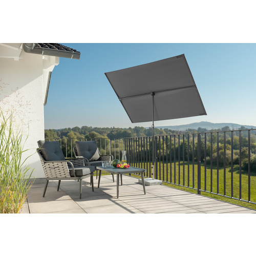 SCHNEIDER SCHIRME Sonnenschutz »Avellino«, BxL: 180 x 130 cm, anthrazit - grau