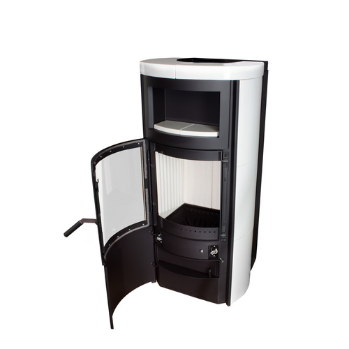 HARK Kaminofen »Vito WW GT ECOplus«, creme-weiss, Stahl, 8 kW, wasserführend (Rabatt: 14 %)