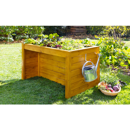 WEKA Hochbeet, BxTxH: 124 x 77 x 75 cm, ideal für Rollstuhlfahrer - beige