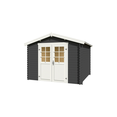LASITA MAJA Gartenhaus »Norah«, BxHxT:  307,2 x 233,7 x 295 cm (Außenmaße inkl. Dachüberstand),  Holz - grau |  Fichte  |  7,26 m²
