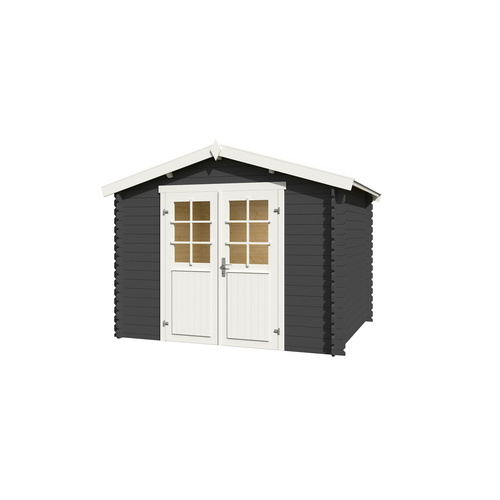 LASITA MAJA Gartenhaus »Norah«, BxHxT:  307,2 x 233,7 x 250 cm (Außenmaße inkl. Dachüberstand),  Holz - grau |  Fichte  |  6,05 m²