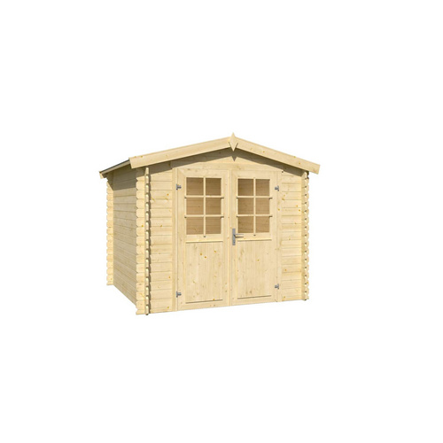 LASITA MAJA Gartenhaus »Ingo«, BxHxT:  262,1 x 222,3 x 250 cm (Außenmaße inkl. Dachüberstand),  Holz - beige |  Fichte  |  5,04 m²