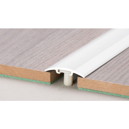 Thumbnail - CARL PRINZ Übergangsprofil, LxB: 90 x 3 cm, Aluminium, silberfarben