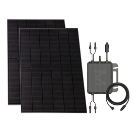 Sammelbestellung: 800W Balkonkraftwerk bifazial, full-black, Glas-Glas