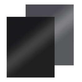 FIREFIX® Bodenplatte, rechteckig, BxL: 105 x 90 cm, Stärke: 1,5 mm, dunkelgrau/schwarz