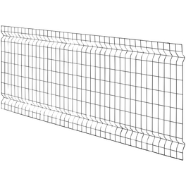 3D-Felder-Zaunmatte, HxLxT: 100 x 200 x 4 cm, Stahl, anthrazit 3D-Felder-Zaunmatte, HxLxT: 100 x 200 x 4 cm, Stahl, anthrazit
