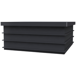 Abdeckkappe, BxHxT: 9 x 9 x 9 cm, für Pfosten