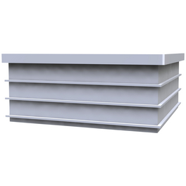 Abdeckkappe, BxHxT: 9 x 9 x 9 cm, für Pfosten