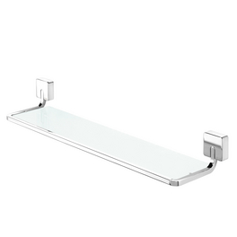 Ablage »Impuls«, Zamak/Glas, chromfarben