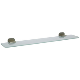 Ablage »RAMOS«, Glas/Edelstahl, edelstahlfarben
