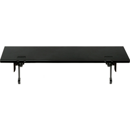 Ablageaufsatz, TV-Ablageaufsatz 45x12cm schwarz