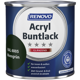 Acryl Buntlack glänzend, moosgrün RAL 6005