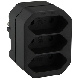 Adapter, schwarz, Kunststoff
