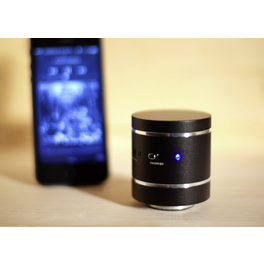 Akku-Lautsprecher, geeignet für: Saunen und Infrarotkabinen, schwarz, mit Bluetooth Verbindung Akku-Lautsprecher, geeignet für: Saunen und Infrarotkabinen, schwarz, mit Bluetooth Verbindung