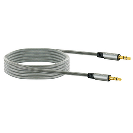 Anschlusskabel, Audio Anschlusskabel 2,5 m grau/schwarz