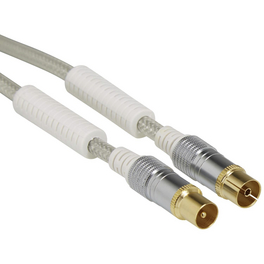 Antennenkabel, 1,5 m, 110 db, Transparent
