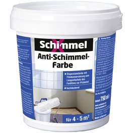 Anti-Schimmelfarbe, weiß, 0,75 l, 4,5 m²