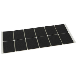 Antirutschpad, rechteckig, Selbstklebend, schwarz, 35 x 2 x 55 mm