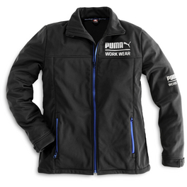 Arbeitsjacke, carbon-black, Elastan/Polyester, Gr. XL