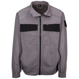 Arbeitsjacke »EXTREME«, grau/schwarz, Polyester/Baumwolle, Gr. S