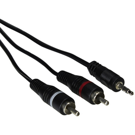 Audio-Adapter-Kabel, Schwarz
