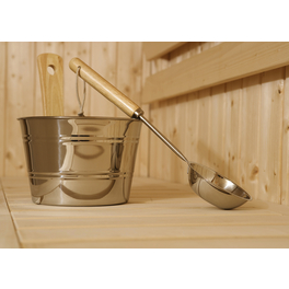 Aufguss-Set, Metall-Edelstahl, 2-tlg. Aufguss-Set, Metall-Edelstahl, 2-tlg.
