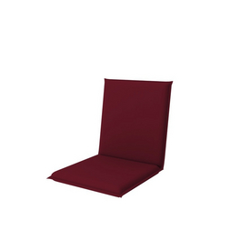 Auflage »Elegant«, Auflage, rot, Uni, BxL: 48 x 100 cm