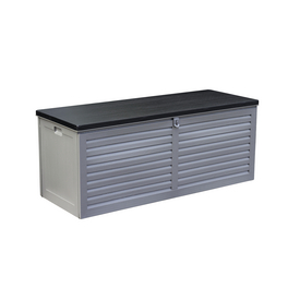 Auflagenbox, BxHxT: 143,5 x 57,3 x 53,4 cm, schwarz-grau