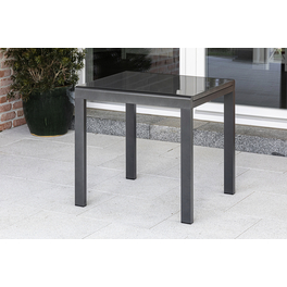 Ausziehtisch »Semi«, BxHxT: 70 x 75,5 x 80 cm, Tischplatte: Sicherheitsglas