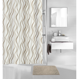 Bad-Accessoire-Set »All-In-One«, Polyester, taupe
