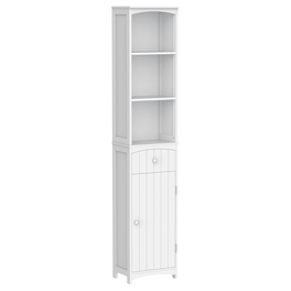 Badezimmerschrank, BxHxT: 34 x 170 x 24 cm, weiß