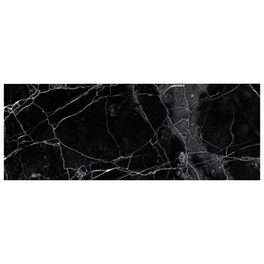 Badrückwand »Marmor black«, BxH:120 cm x 45 cm, schwarz