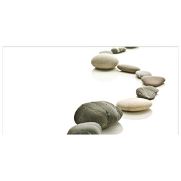 Badrückwand »Weg«, BxH:90 cm x 45 cm, weiß