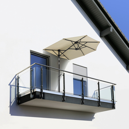 Balkonschirm »Salerno Mezza«, Breite: 150cm, U-förmig, abknickbar, Sonnenschutzfaktor: 50+