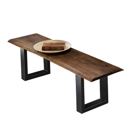 Bank »TABLES & CO«, BxHxT: 150 x 46 x 40 cm, Akazienholz/metall