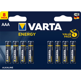Batterie, Energy, AAA, 1,5 V, 8 Stk.