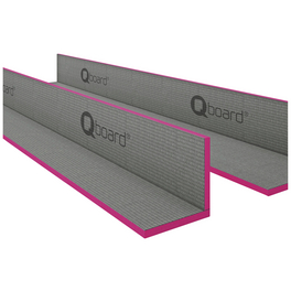 Bauplatte, BxHxL: 200 x 200 x 2600 mm, Polystyrol (EPS)/Zement/Glasfaser/Kunststoff, grau/rosa