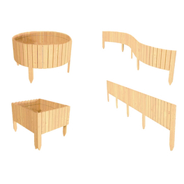 Beeteinfassung »Rollborder II«, Kiefernholz, HxL: 40 x 203 cm